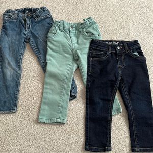 Three (3) Pairs Toddler Jeans and Pants